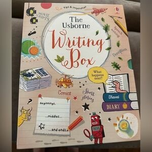 The USBORNE Writing Box.  Hardcover.  Brand new.  Never Used.
